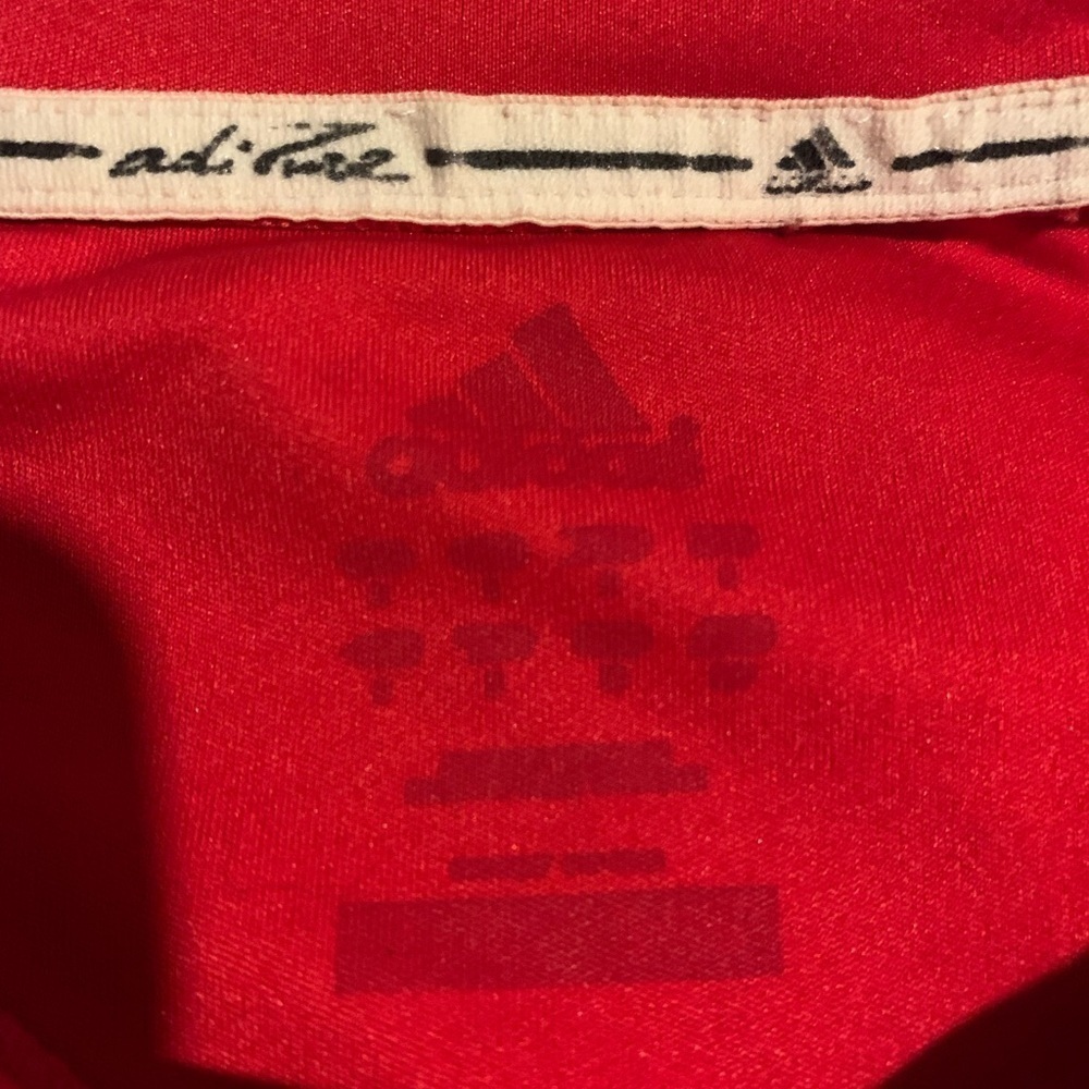 GUC Adidas Adipure Sport Shirt size Small red and white soccer football - Picture 4 of 6